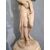 White marble statue with base, depicting Venus     
